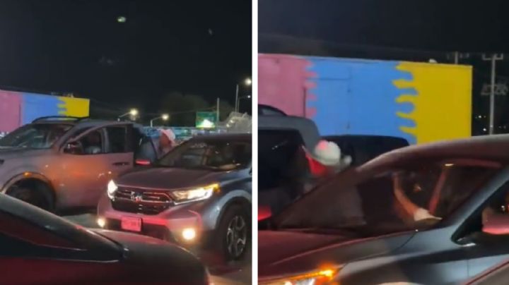 Captan pelea entre dos hombres en estacionamiento; salían del concierto de Pesado | VIDEO