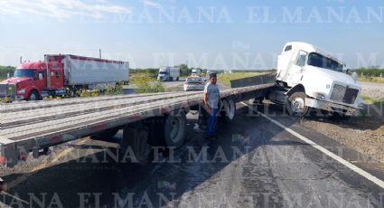 Chofer se salva de morir en accidente en el Libramiento Mex 2