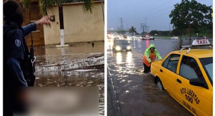 Aparece cadáver en la calle tras fuerte lluvia en Colima | VIDEO