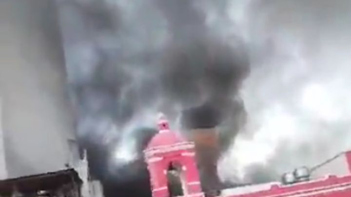 Captan fuerte incendio en Hotel Krystal de Cancún | VIDEO