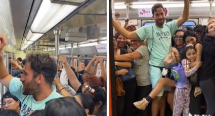 'La manoseada va gratis': captan a mujeres en el metro acosando a extranjero | VIDEO