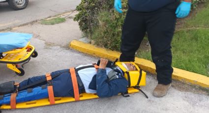 Camioneta embiste a empleado de Leche Lala a bordo de moto