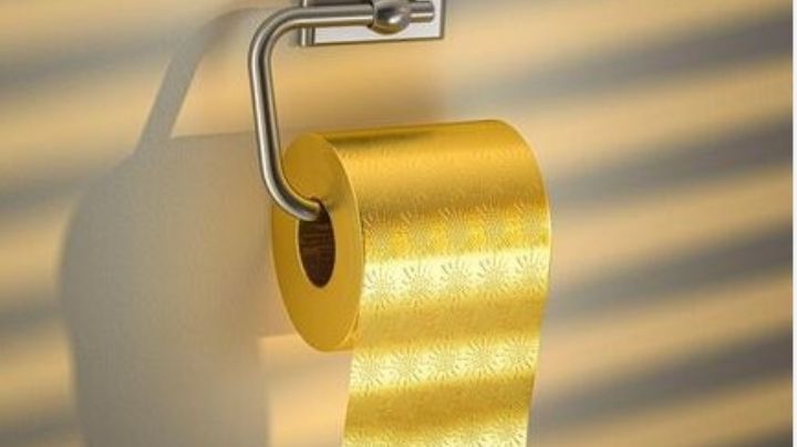 ¿Sabías que existe papel higiénico con fibras de seda y oro?; ¿quienes lo usan?