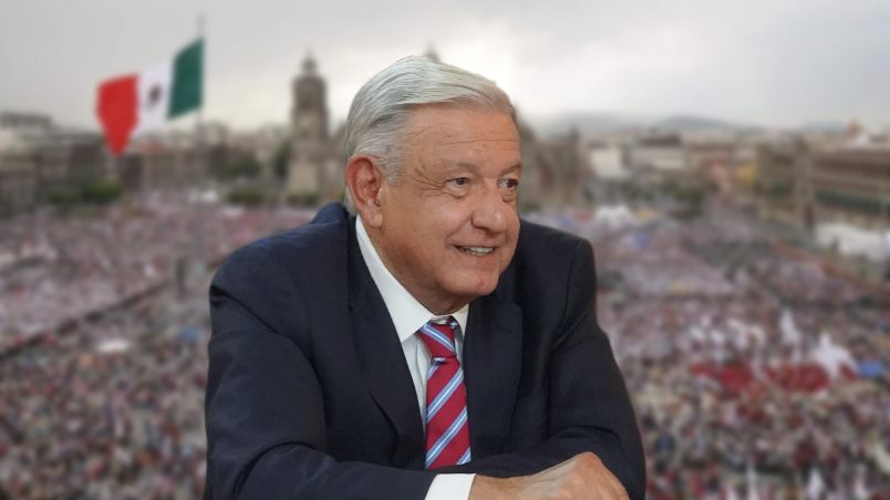 AMLO dio un informe tras cinco años de llegar a la Presidencia