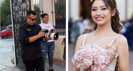 Conocido fotógrafo sale al rescate con sesión a quinceañera 'plantada' por otro colega | VIDEO