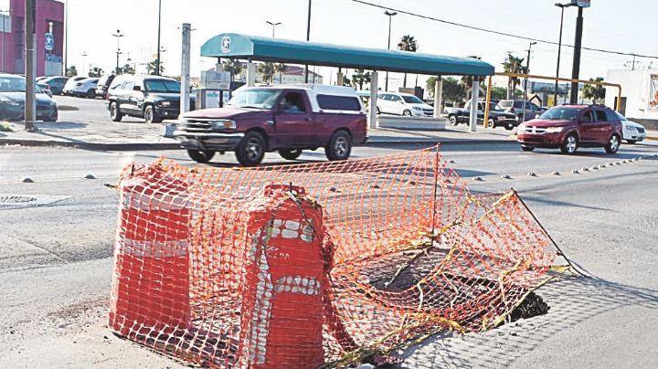 Cerrarán temporalmente la avenida Tecnológico para reparar socavón