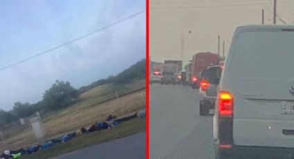 Reportan enfrentamientos en Río Bravo, Tamaulipas; trabajadores se cubren para evitar las balas