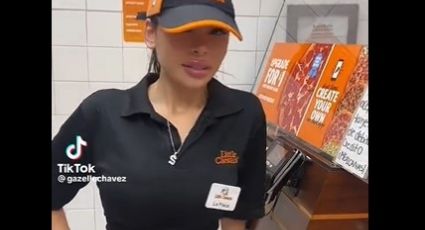 La empleada más “hermosa” de Little Caesars | VIDEO