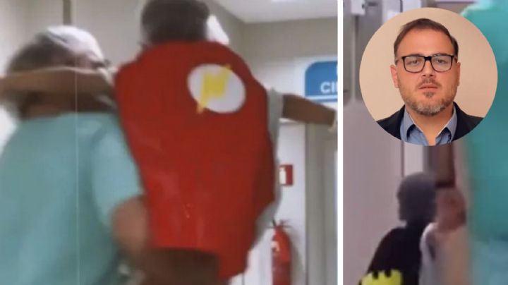 Doctor disfraza de superhéroes a niños antes de cirugías