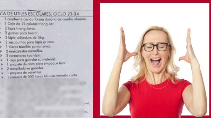"Si quieres te pinto el kínder": Madre comparte lista de útiles escolares y causa indignación en redes