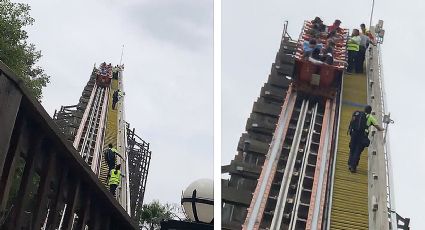 Falla juego de Six Flags y causa terror entre los usuarios | VIDEO