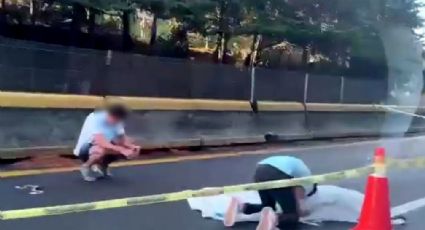 Muere una persona tras carambola de cinco vehículos; se incendia tráiler | VIDEOS