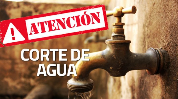 Comapa anuncia corte de agua; esta es la fecha y las colonias afectadas