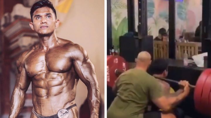 Tragedia en el gimnasio; hombre de 33 años muere al realizar una sentadilla