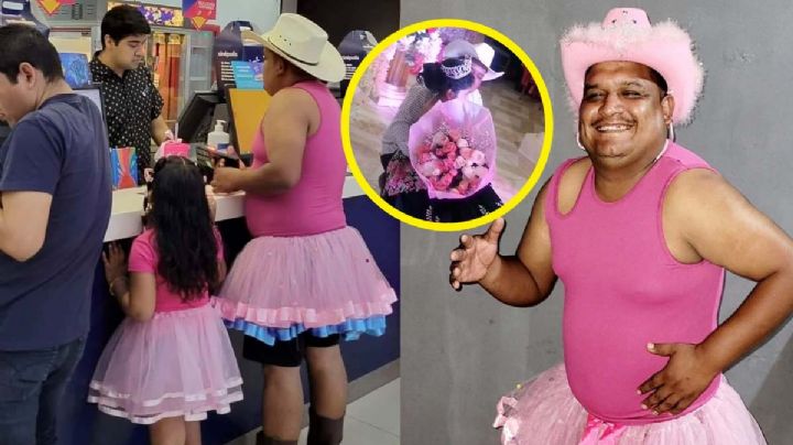 Nuevo Laredo: Eleazar, criticado por vestir tutú en premier de Barbie; así responde