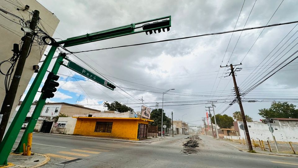 Viento y lluvia en Nuevo Laredo