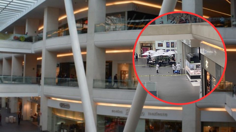 Este centro comercial se vistió de tragedia.