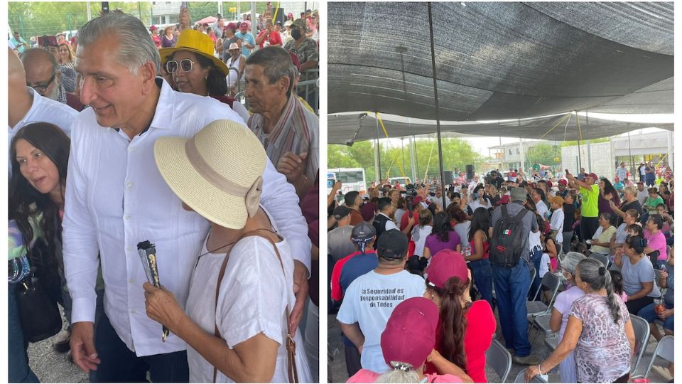 Adán Augusto López se reunió con integrantes de Morena en el poniente de la ciudad.