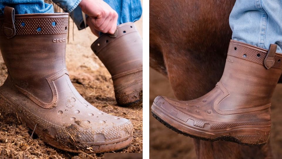 Las 'cowboy crocs'