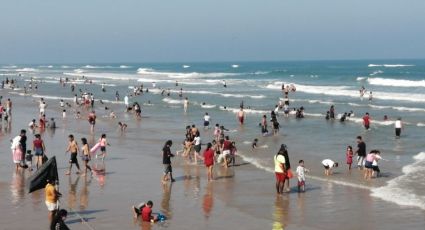 Familia de Saltillo casi se ahoga en playa de Tamaulipas; esto ocurrió