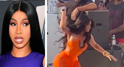 Cardi B lanza micrófono de forma furiosa a una fan por mojarla con cerveza | VIDEO