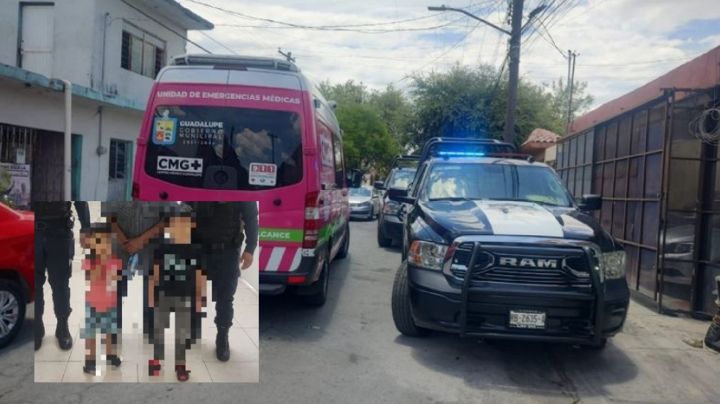 Amarran a dos niños de pies y manos con cinchos; policías los rescatan