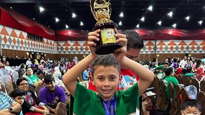 Niño mexicano es campeón mundial de aritmética mental; les gana a pequeños de 70 países