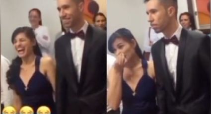 Novia se pasa de bromista y Juez cancela la boda civil | VIDEO