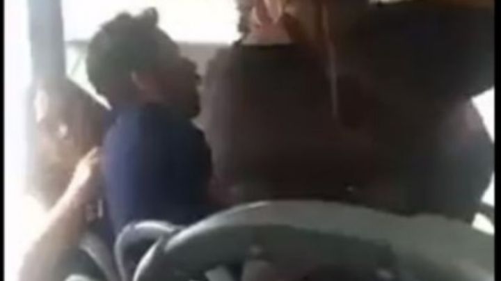 'Hay tiro': mujer embarazada descubre a su marido con su amante en el micro | VIDEO