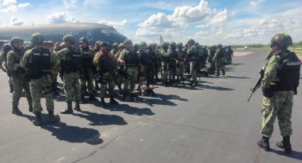 Llegan 300 militares a Reynosa para reforzar seguridad pública