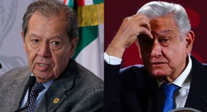 AMLO lamentó muerte de Porfirio Muñoz Ledo: "amigos y compañeros"