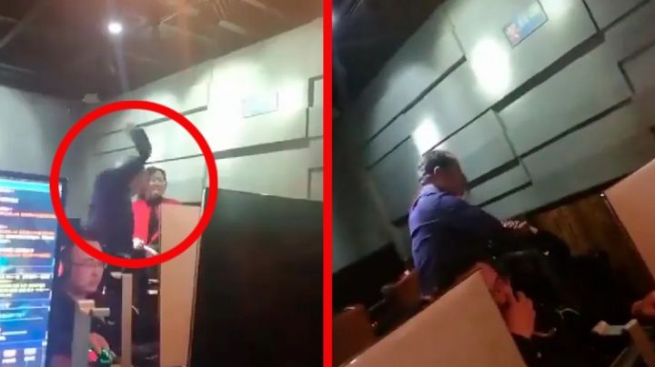 Hombre golpea salvajemente a su hijo por gastarse los ahorros familiares en videojuegos | VIDEO