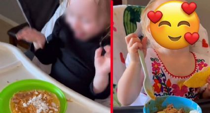 Niña extranjera prefiere la comida mexicana a los nuggets de pollo | VIDEO