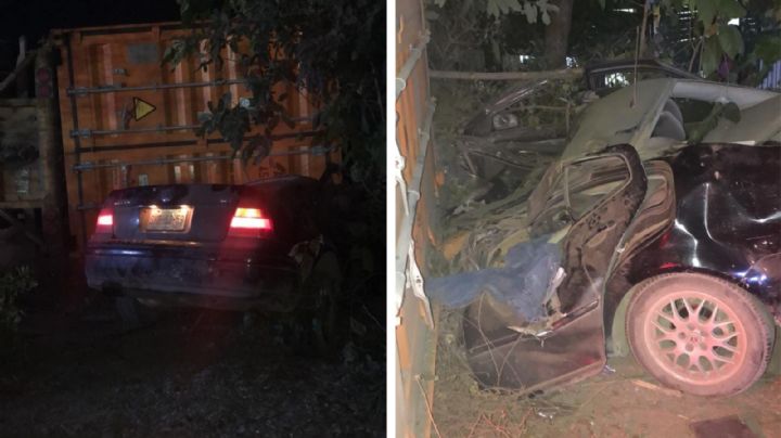 Muere aplastado querido maestro de computación; caja de tráiler cayó encima de su auto