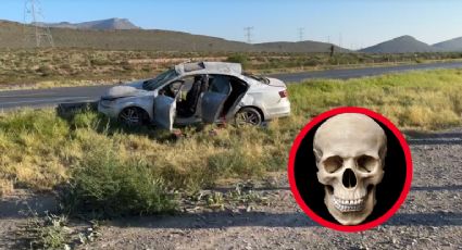 Se queda dormido al volante, vuelca con sus amigos y mata a uno en carretera Zacatecas-Saltillo