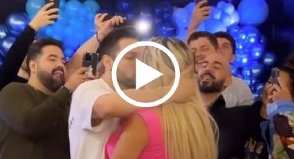 Wendy y Nicola se besan en fiesta de Galilea Montijo | VIDEO