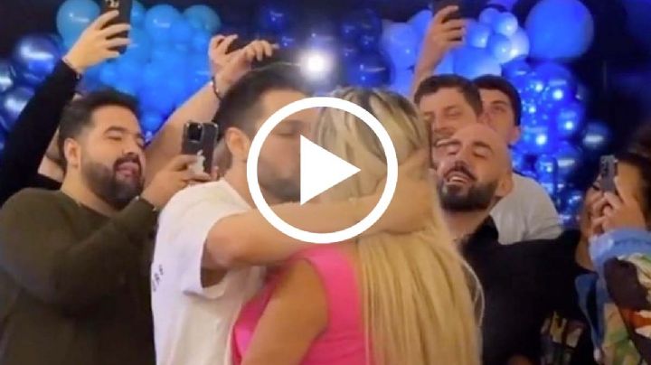 Wendy y Nicola se besan en fiesta de Galilea Montijo | VIDEO
