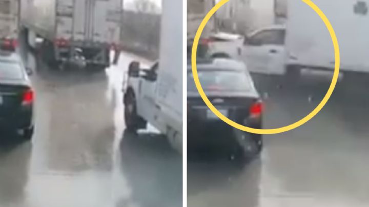 Momento exacto del aparatoso choque en Libramiento Méx II | VIDEO