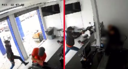 Sicario asesina a hombre en local de autopartes y todo queda grabado | VIDEO