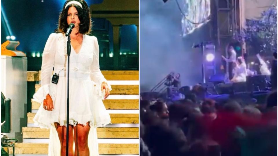 Fans de Lana del Rey sufren caída masiva en el Foro Sol  | VIDEO
