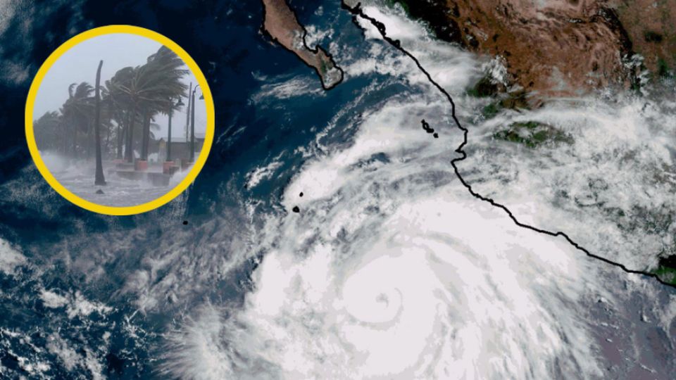 El fenómeno meteorológico avanza con vientos de más de 200 kilómetros por hora y una gran banda nubosa que afectará a varias entidades en México