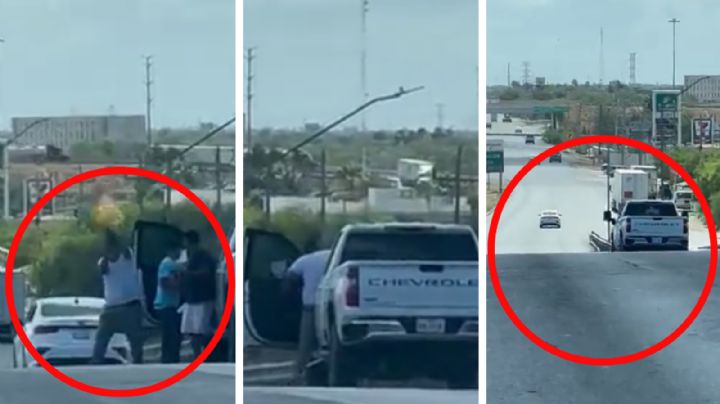 Captan robo de camionetas a punta de pistola en carretera Reynosa-Río Bravo | VIDEO