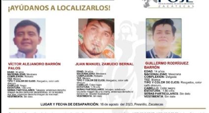 Desaparecen triatleta, su sobrino de 14 años y dos amigos en Fresnillo, Zacatecas