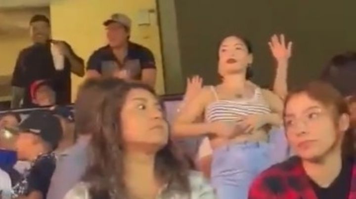 Aficionada de Sultanes se emociona de más y da curioso espectáculo | VIDEO