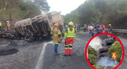 Accidente mortal: Pipa se incendia y ocasiona choque múltiple; deja 8 muertos | VIDEO