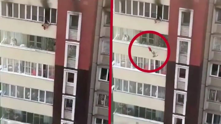Personas se lanzan al vacío desde edificio en llamas | IMPACTANTES IMÁGENES
