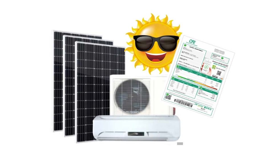 Minisplit solar 2 toneladas con el que ahorrarás miles de pesos en tu recibo de luz