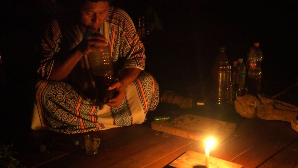 La ayahuasca es usada en rituales.