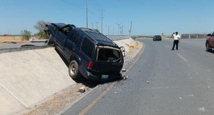 Pierde el control y choca su Chevrolet Blazer sobre Prolongación Monterrey