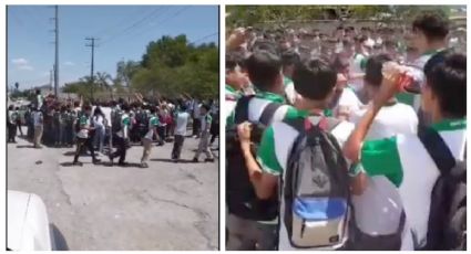 Estudiantes del Conalep se trenzan a golpes en pelea campal | VIDEO